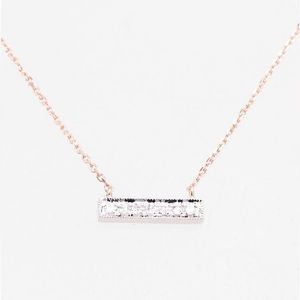 Dana Rebecca diamond bar pendant necklace